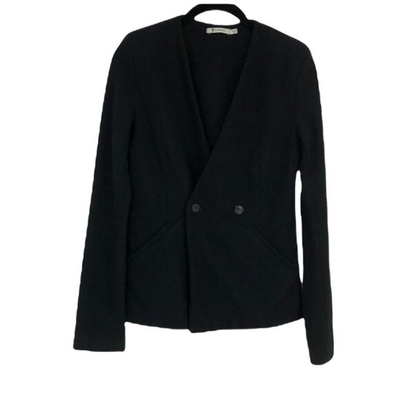 T Alexander Wang black double button  blazer XS - Picture 1 of 16
